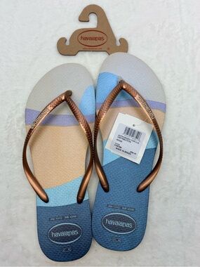 Havaianas Women’s Thong Flip Flop Sandals Slim Palette Grow  size US 11/12